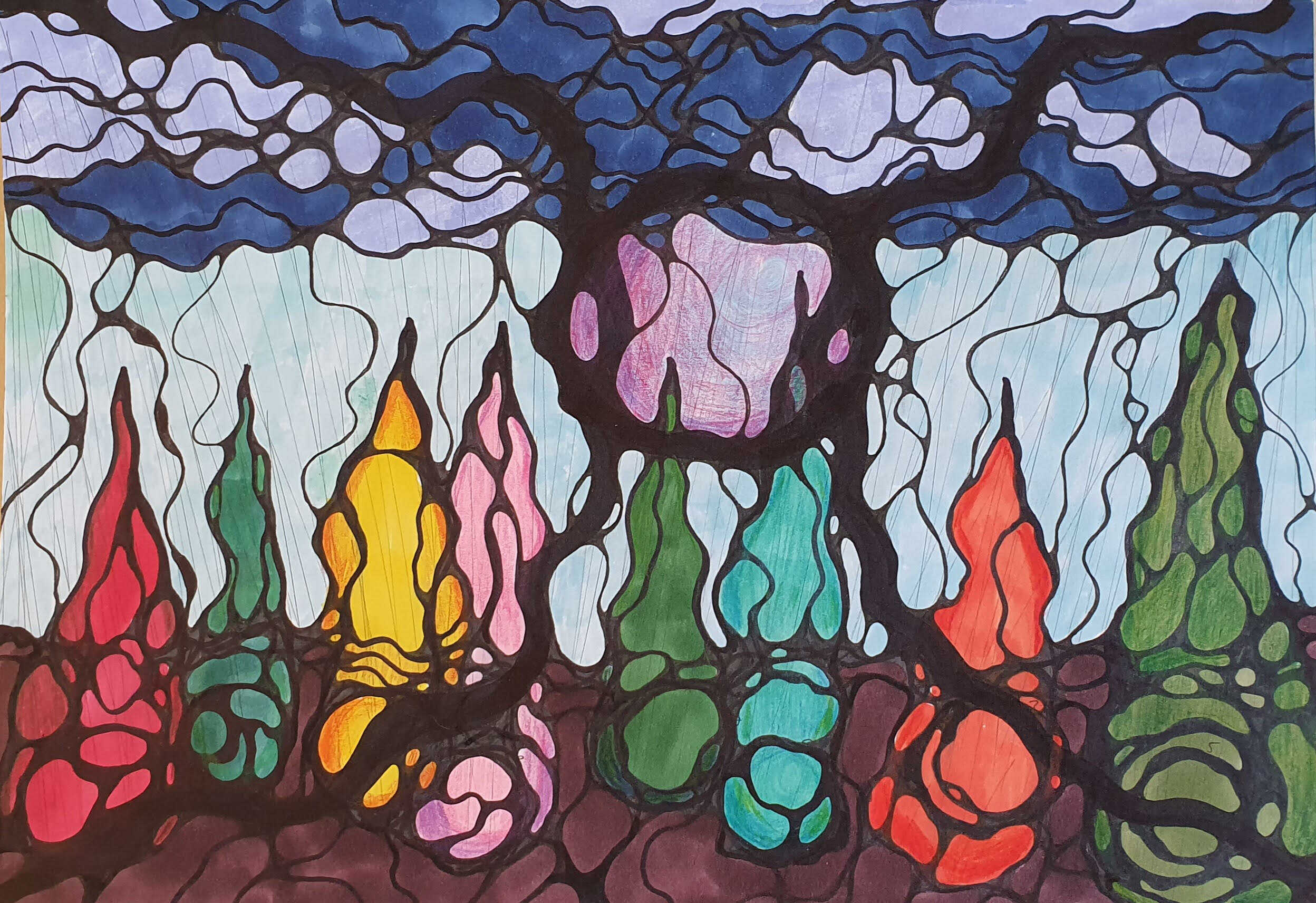 סדנת אמנות צמיחה אחרי הגשם להתחדשות והתפתחות אישית